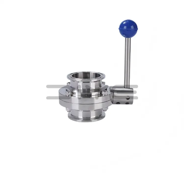 স্যানিটারি ক্ল্যাম্প বাটারফ্লাই ভালভ