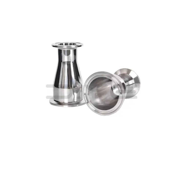 স্যানিটারি স্টেইনলেস স্টীল ক্ল্যাম্প কনসেন্ট্রিক রিডুসার